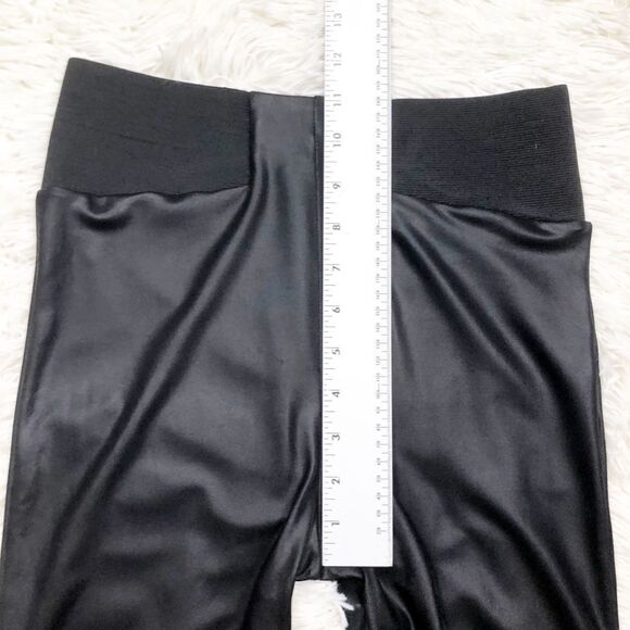 ASOS Black Faux Leather Leggings Size 4 - Picture 5 of 7